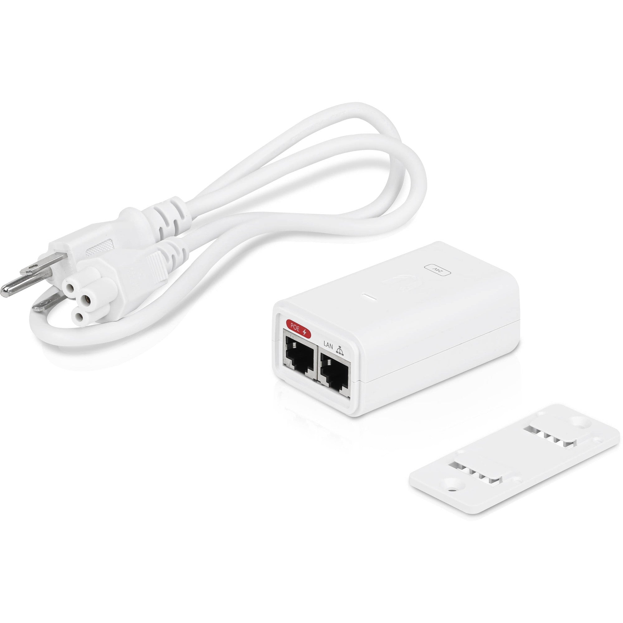 Adaptador Inyector PoE Pasivo Ubiquiti 24V POE-247W-G-WH Cable - ubiquiti adapter