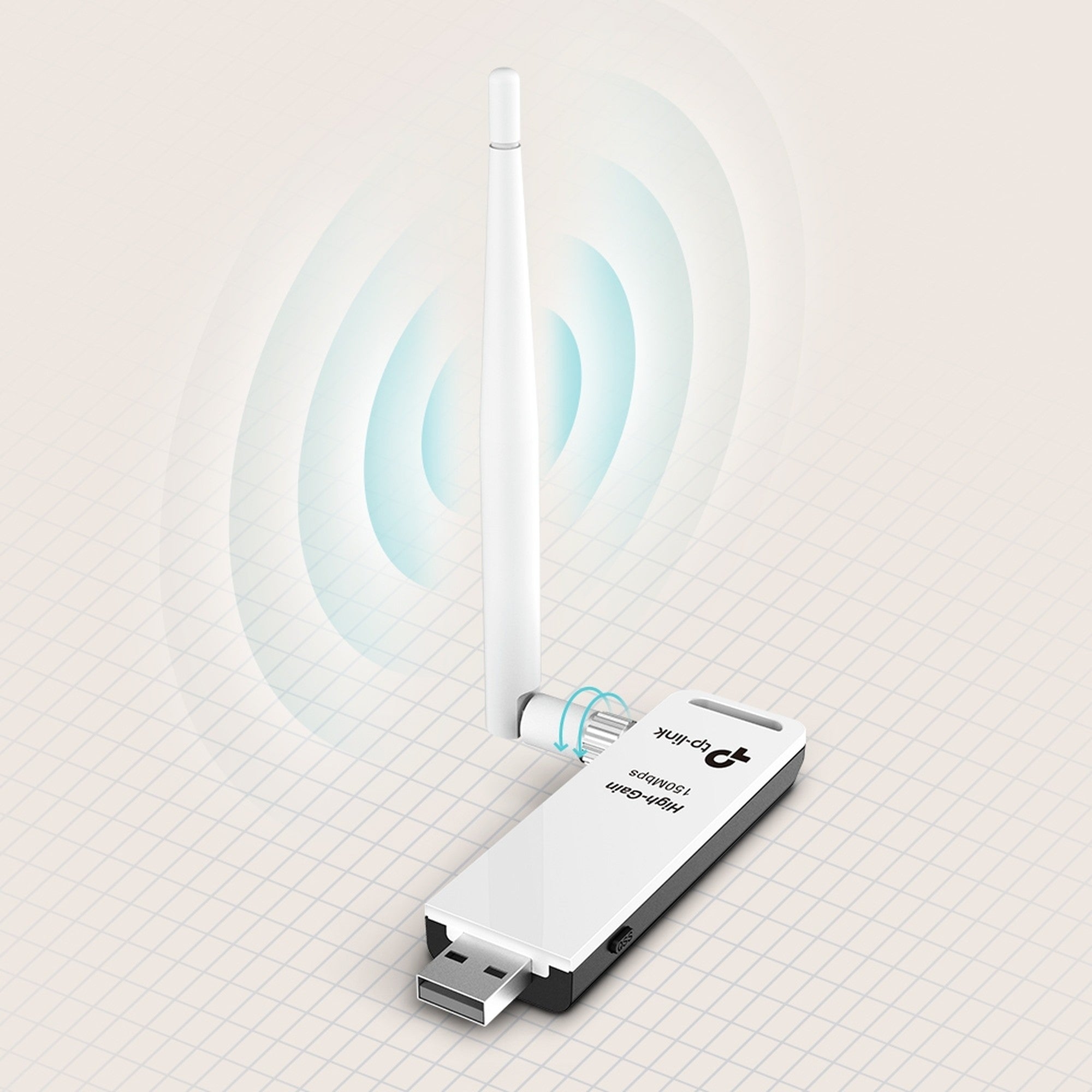 Adaptador USB WIFI de Alta Potencia TL-WN722N - conéctate potencia