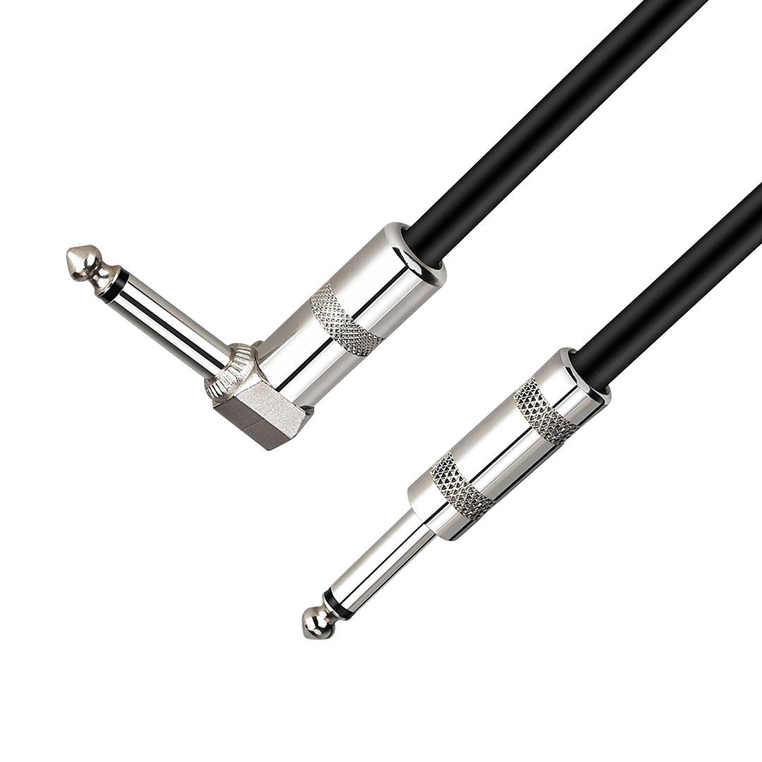 Cable de Audio 6.3mm con Conector en L - 10 Metros, Alta Cal