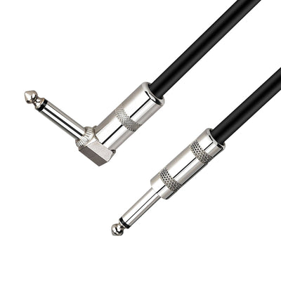 Cable de Audio 6.3mm con Conector en L - 3 Metros, Alta Calidad