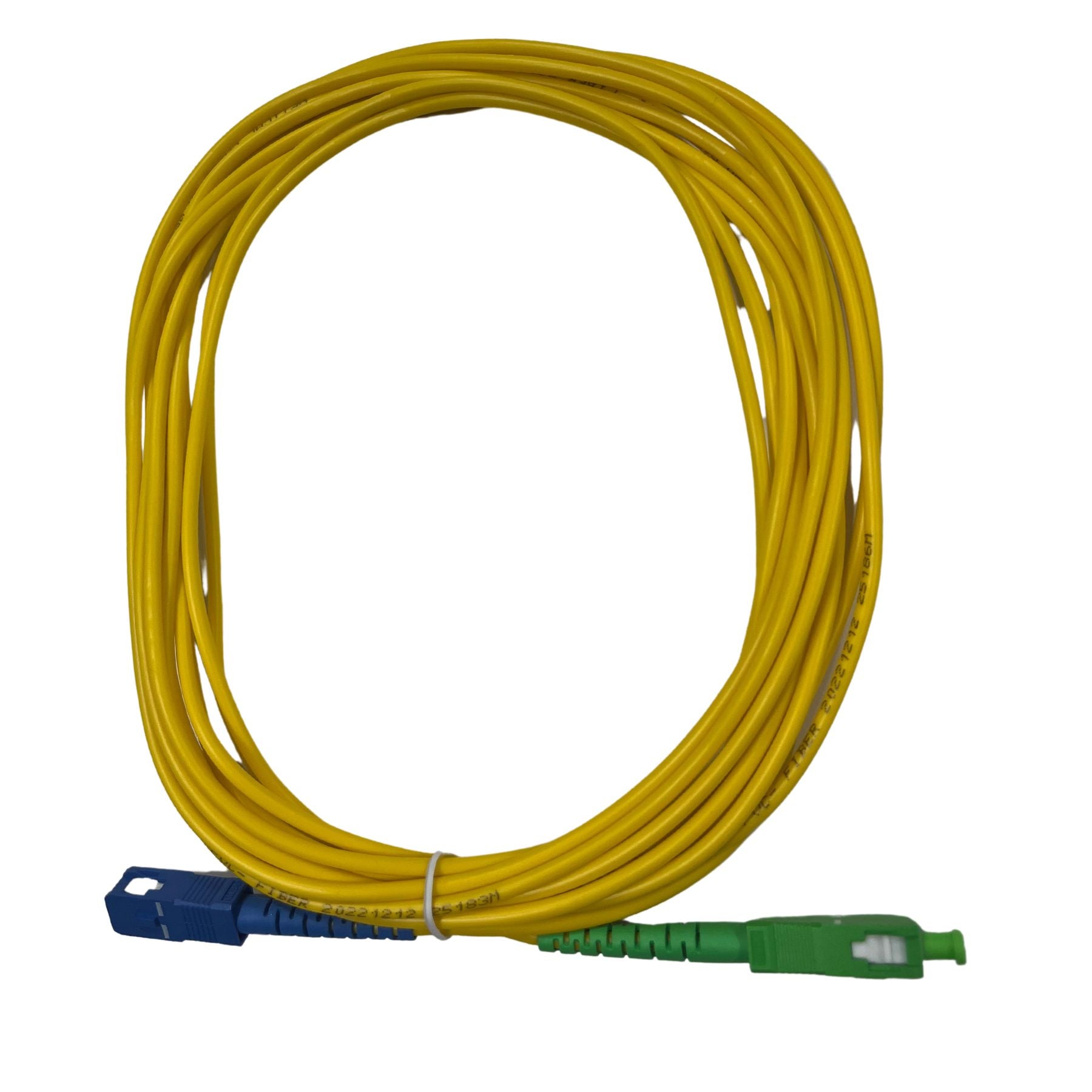 Cable de Fibra Optica 5M SC/APC - SC/UPC 3.0mm