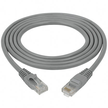 Cable de Red 5 Metros Gris Patch Cord Cat6 Certificado Fluke