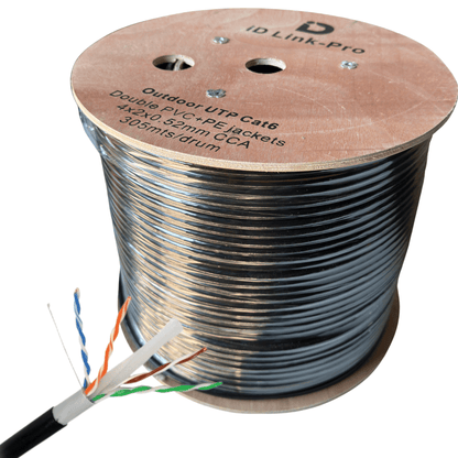 Cable de Red Cat6 Exterior 305M 23AWG 0.52mm CCA