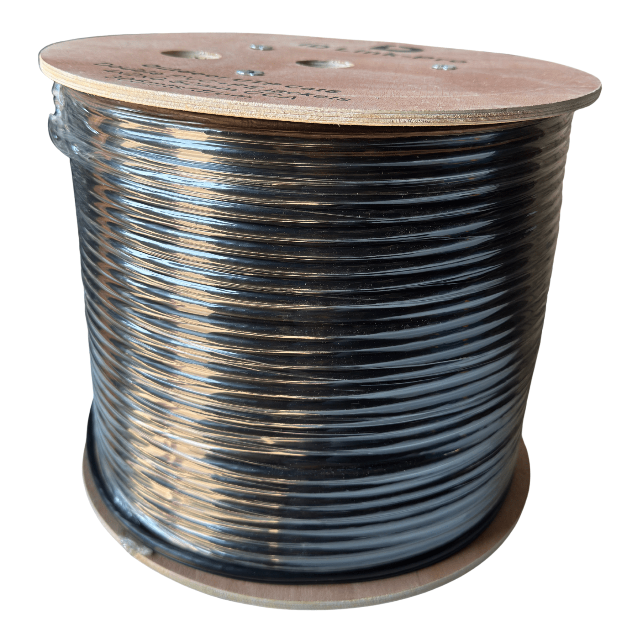 Cable de Red Cat6 Exterior 305M Con Mensajero CCA