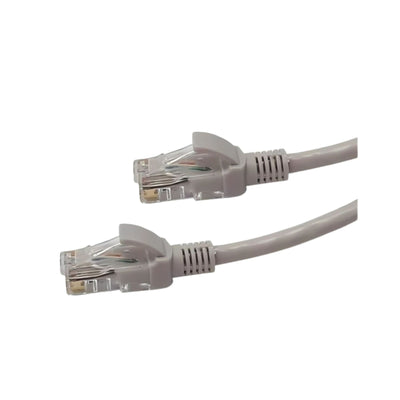 Cable de Red Patch Cord Cat5e 30m Gris Certificado Fluke