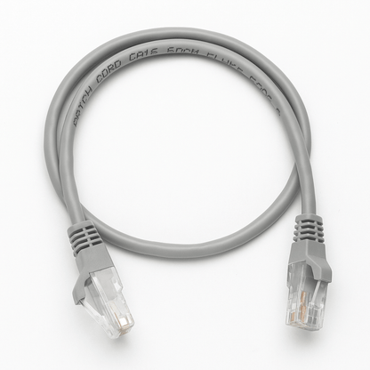 Cable De Red / Patch Cord Certificado Cat6 50cm Gris
