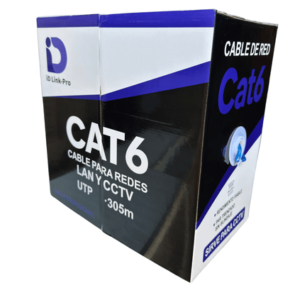Cable de Red UTP Cat6 305 Metros 23 AWG 0,52mm CCA