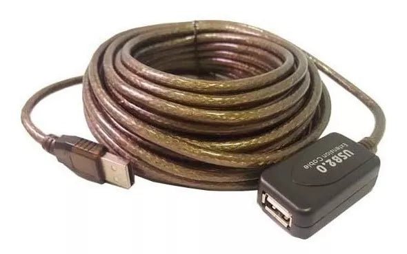 Cable Extensión USB 10 Metros Activo 2.0 A - a Alta Calidad