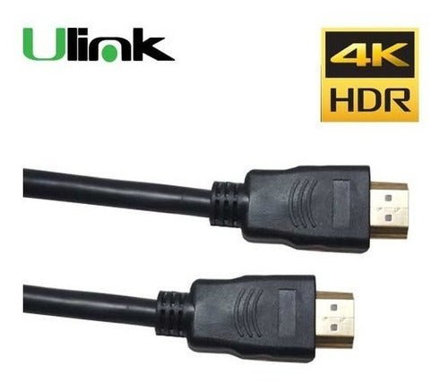 Cable HDMI 1.8M V2.0 4K Ultra HD Alta Calidad Ulink