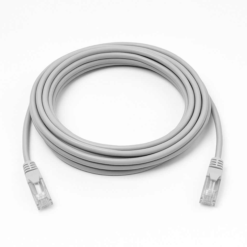 Cable Red Cat6 15m Gris Certificado Fluke Ulink