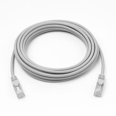 Cable Red Cat6 15m Gris Certificado Fluke Ulink