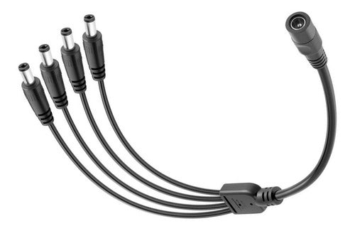 Cable Splitter Dc 5.5x2.5mm / 1x4 Salidas /cctv Para Cámaras