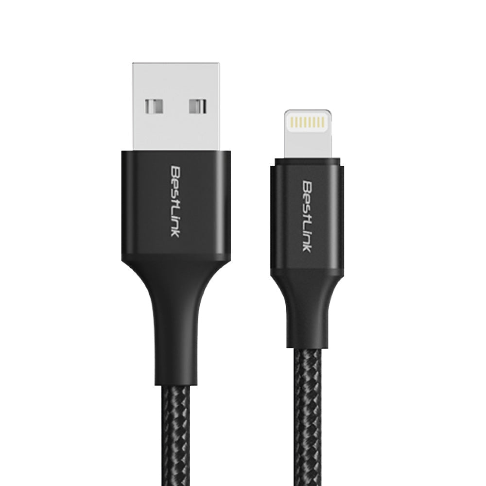 Cable USB a Lightning 2.4A Trenzado BL-CHCBML4 iPhone