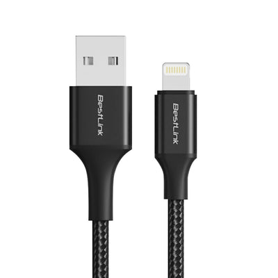 Cable USB a Lightning 2.4A Trenzado BL-CHCBML4 iPhone