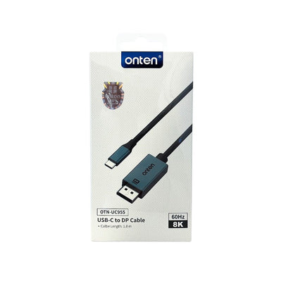 Cable USB - C a DisplayPort 8K 60Hz Onten OTN - UC955 1.8 m