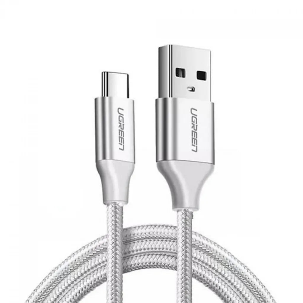 Cable USB - C a USB - A UGREEN 3A 2 Metros Reforzado US288 Blanco