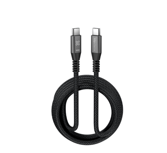 Cable USB - C a USB - C Klip Xtreme PowerGo 550 100W 180c m trenzado