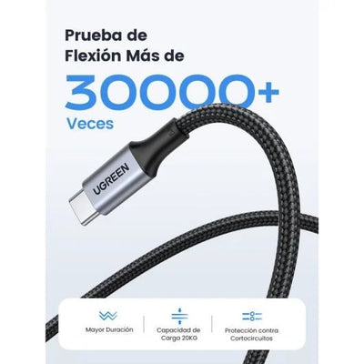 Cable USB - C a USB - C Ugreen 100W 5A Power Delivery 1m