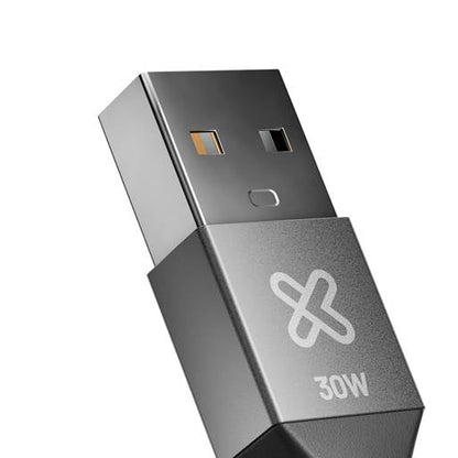 Cable USB‑A a USB‑C Klip Xtreme KAC‑050 30 W 1m trenzado