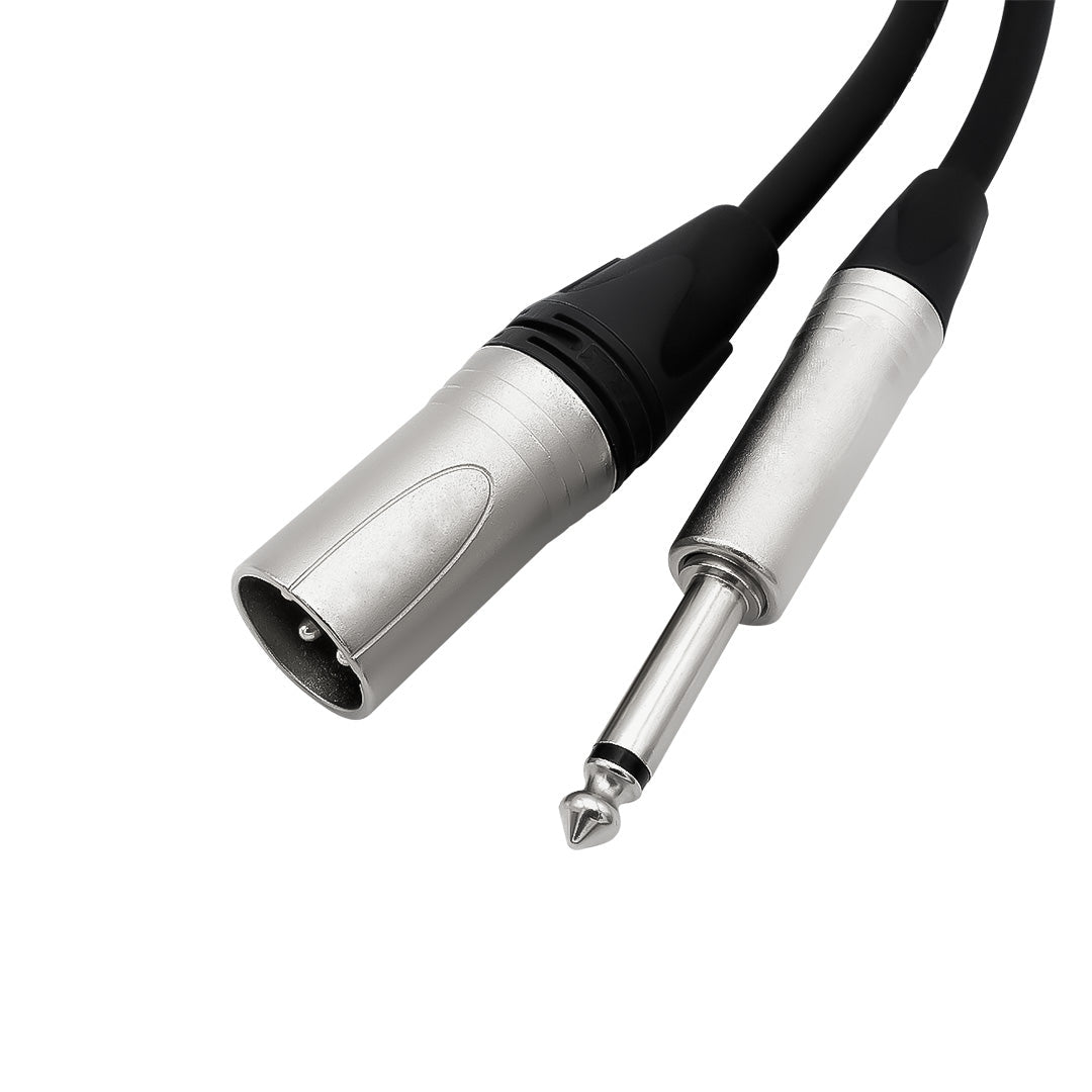 Cable de audio XLR macho a Plug mono de 3m UL - MIC - XJ4003