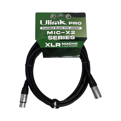 Cable XLR Macho a Hembra 6m Profesional Ulink MIC - X2006