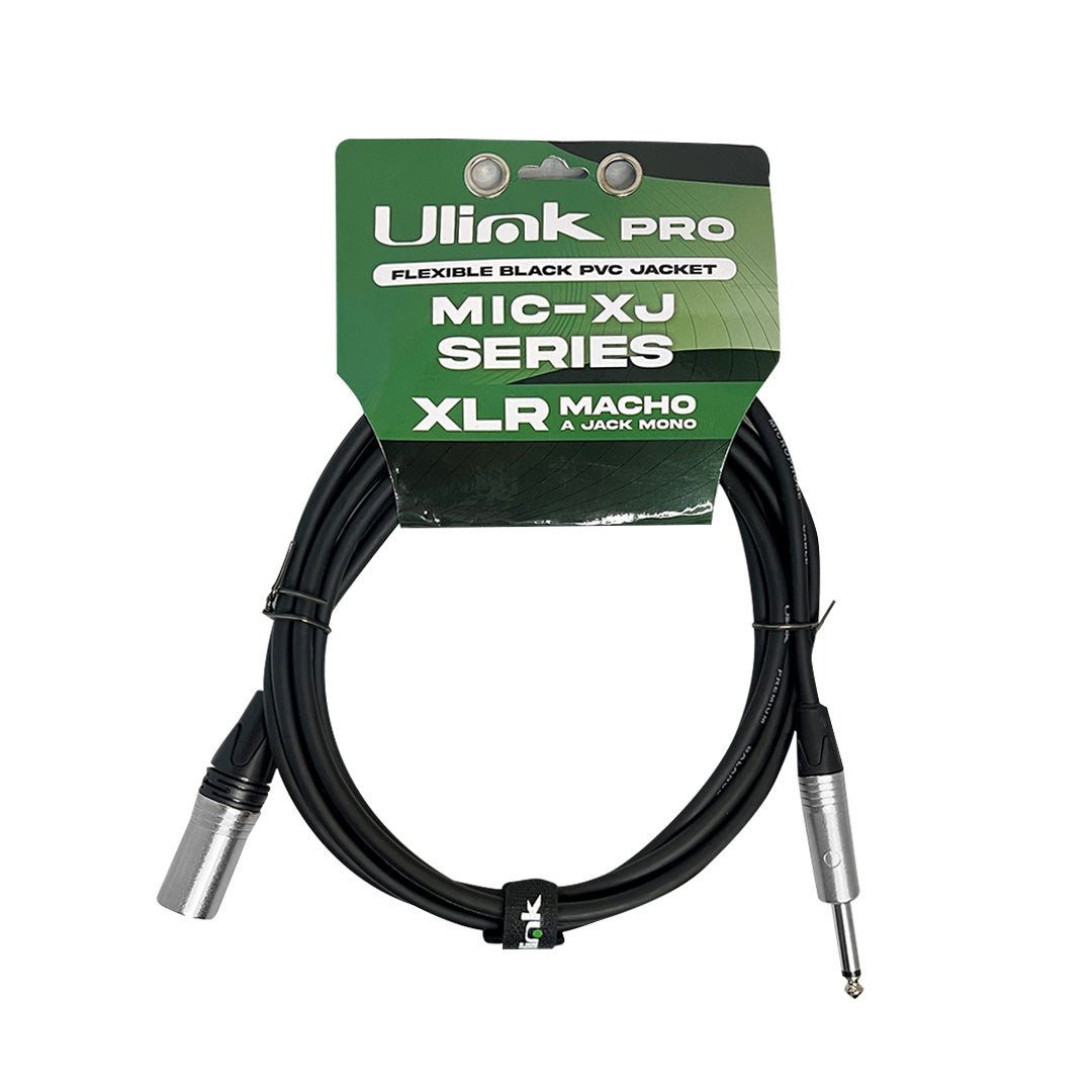 Cable XLR Macho a Plug Mono 10m Ulink UL - MIC - XJ4010