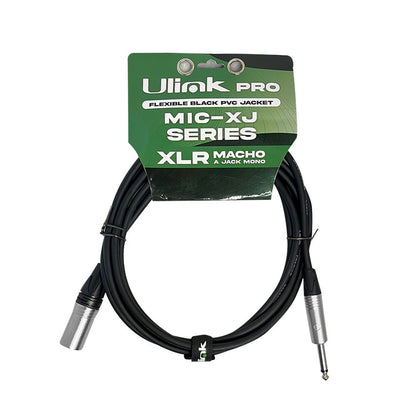Cable XLR Macho a Plug Mono 10m Ulink UL - MIC - XJ4010