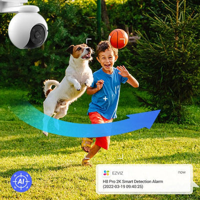 Camara IP WiFi EZVIZ H8 Pro 2K Exterior CS-H8 4mm