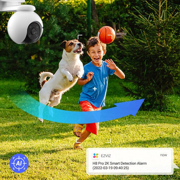 Camara IP WiFi EZVIZ H8 Pro 2K Exterior CS-H8 4mm
