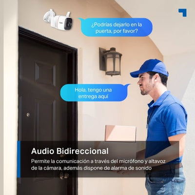 Camara Seguridad Exterior WiFi TP-Link Tapo TC65 3MP