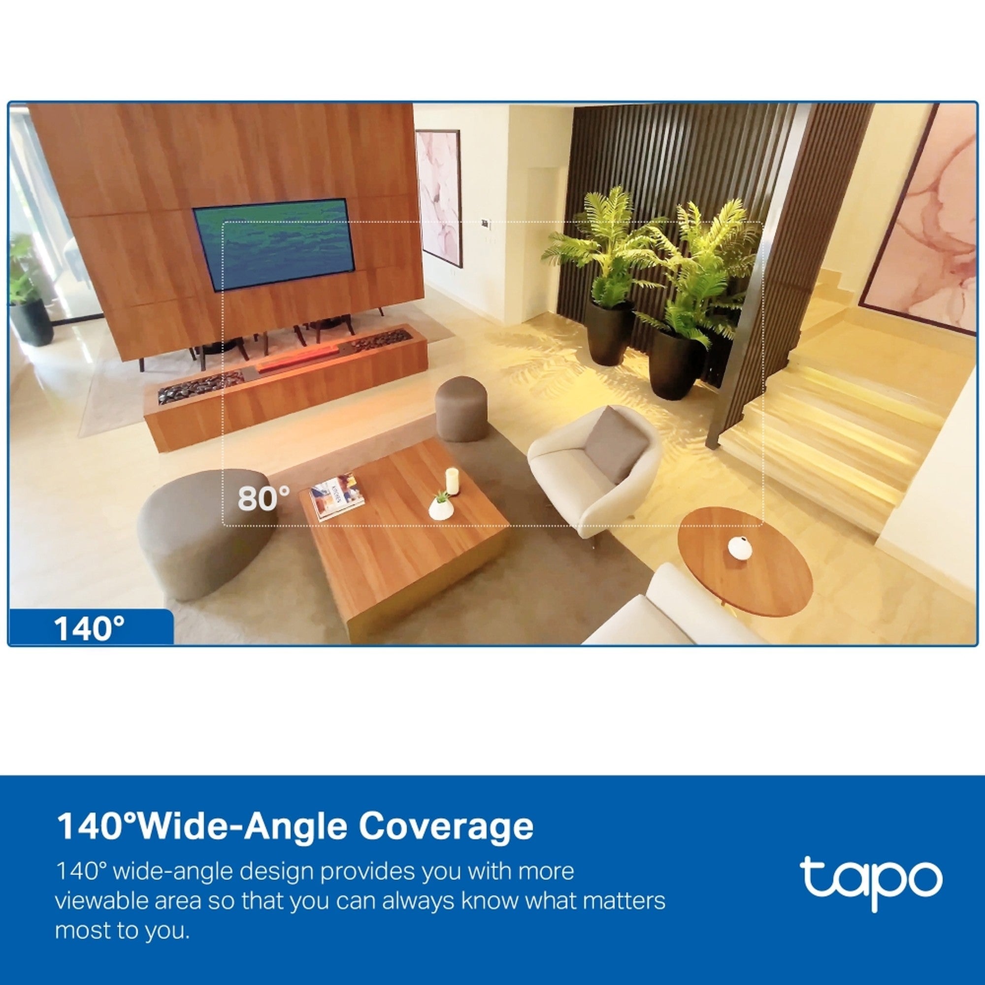 Cámara Seguridad Interior Tapo C125 2K QHD WiFi 6 Audio