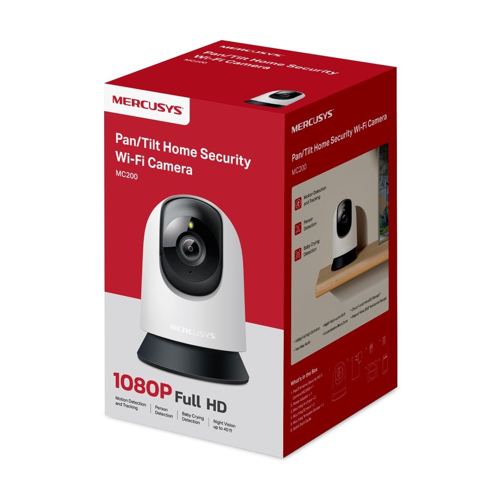 Camara Seguridad Wifi Interior Mercusys MC200 WiFi 1080p
