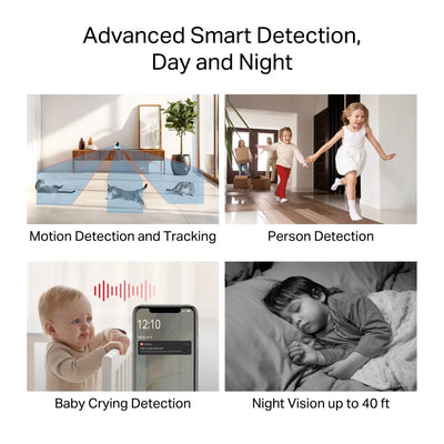 Camara Seguridad Wifi Interior Mercusys MC200 WiFi 1080p