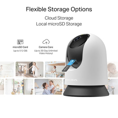 Camara Seguridad Wifi Interior Mercusys MC200 WiFi 1080p