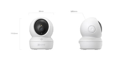 Cámara WiFi EZVIZ H6c Pro 1080p 360° Seguimiento Inteligente