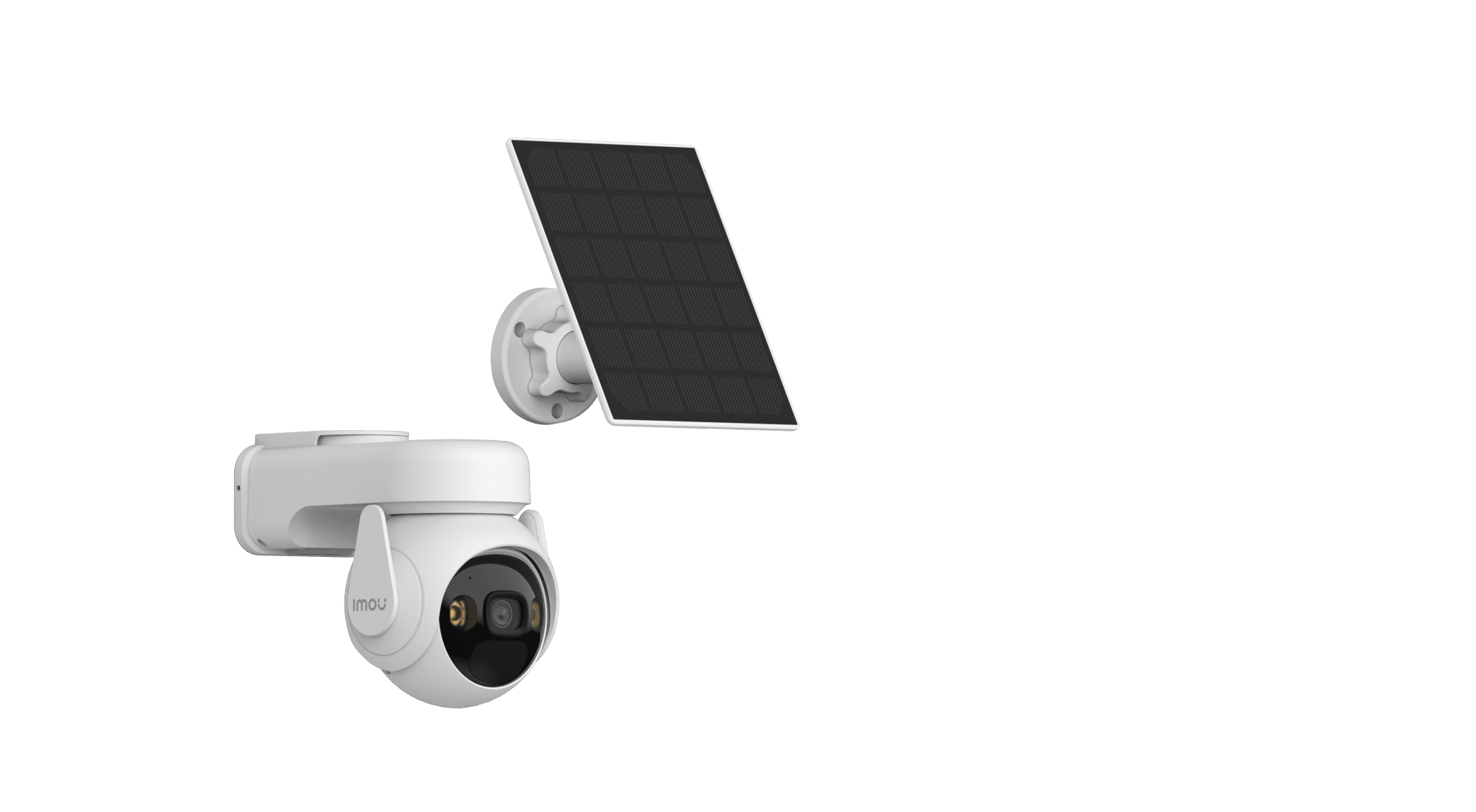 Camara Wifi Motorizada Kit con Panel Solar y Batería 3MP 2K