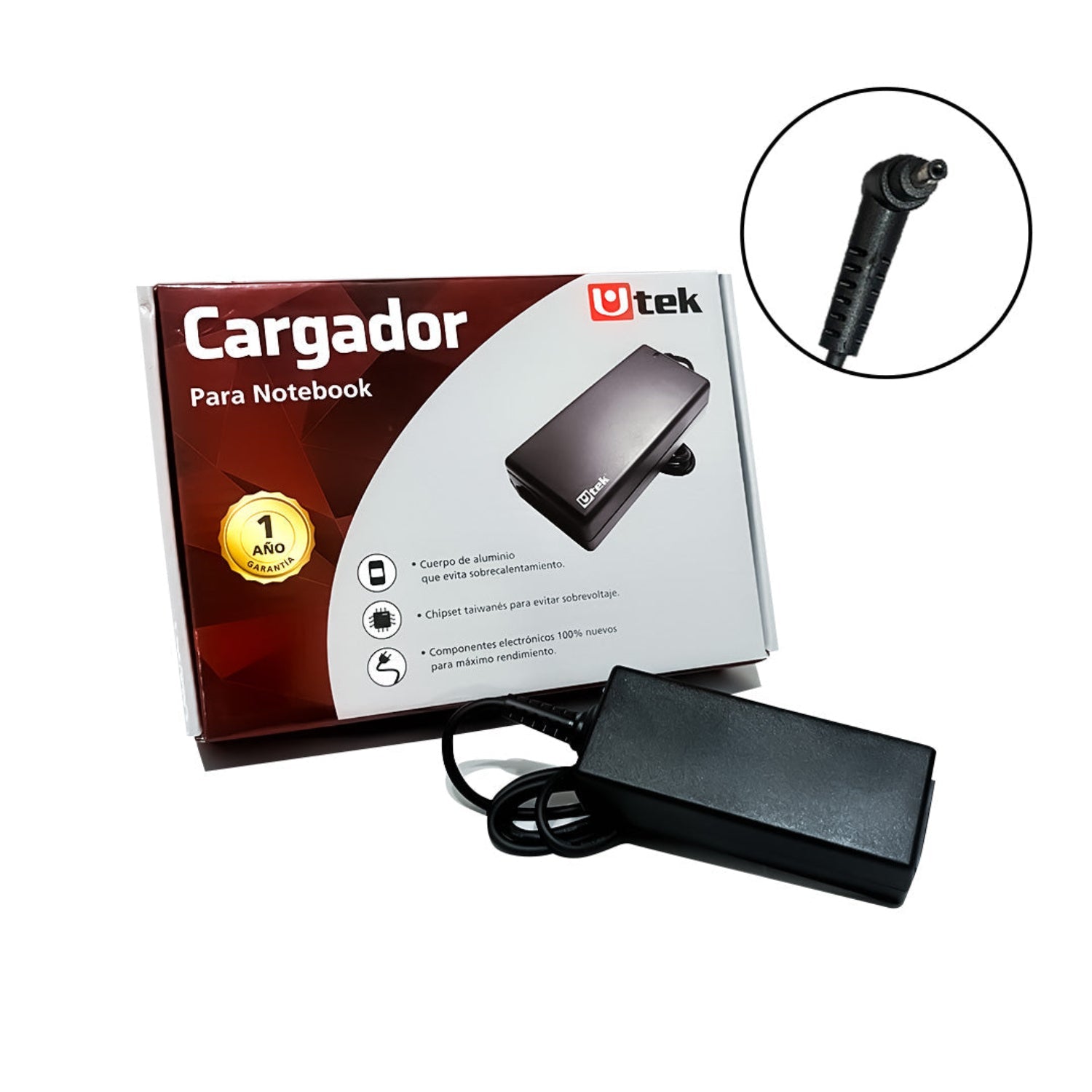 Cargador Notebook Acer 19V 2.37A 45W Punta Fina 3.0x1.1mm