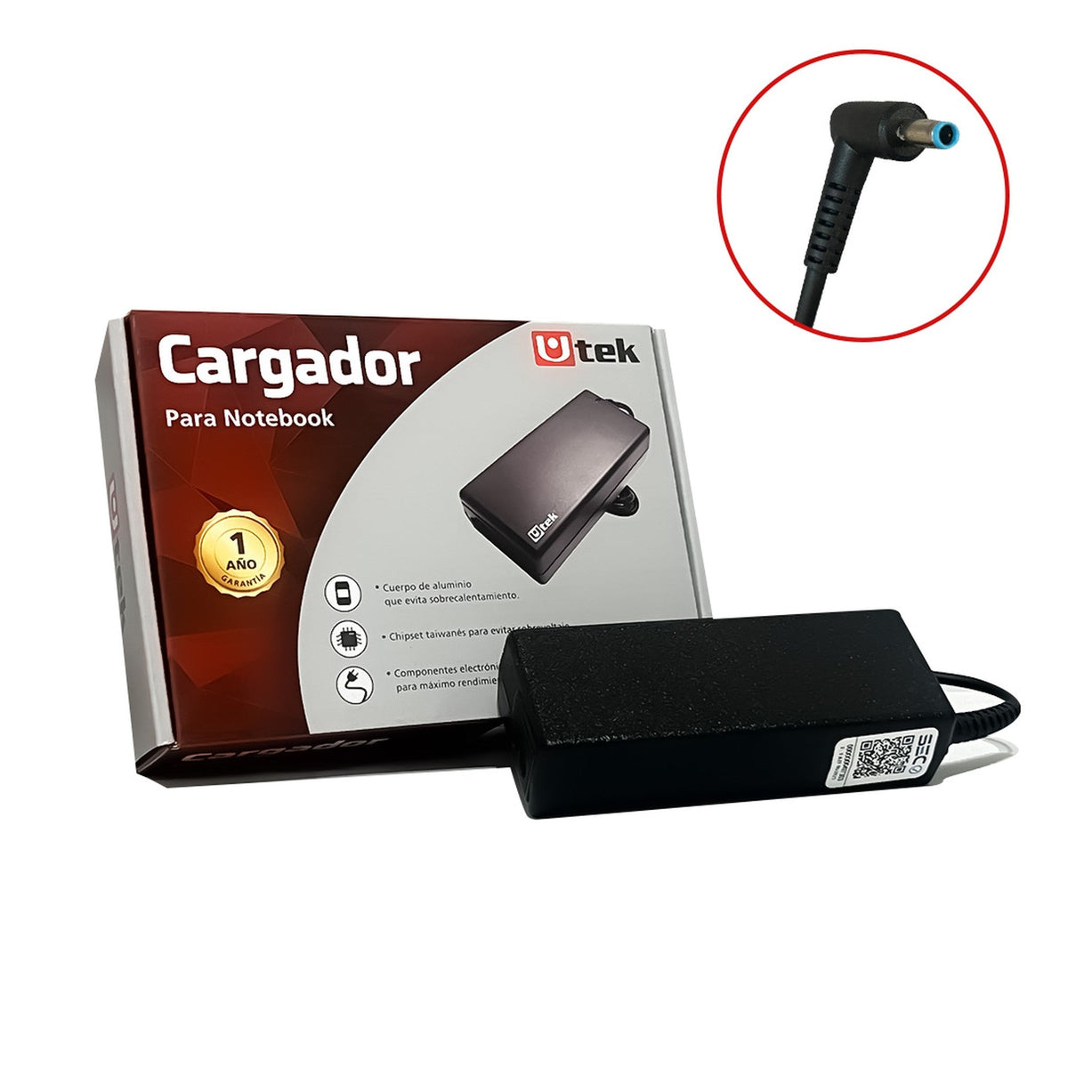 Cargador Notebook HP 19,5V 4,62A Punta 4,5x3mm 90W