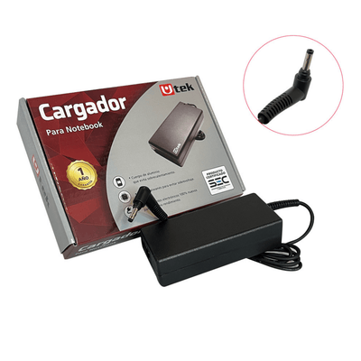 Cargador Utek 65 W compatible Lenovo punta 4,0x1,7mm