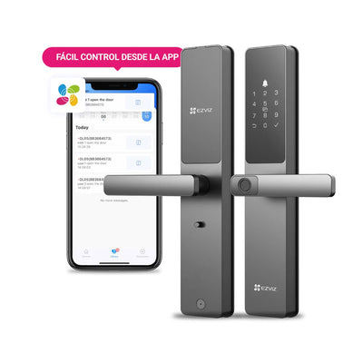 Cerradura Inteligente EZVIZ DL05 Huella WiFi Pin y Teclado Táctil