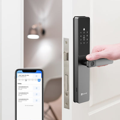 Cerradura Inteligente EZVIZ DL05 Huella WiFi Pin y Teclado Táctil