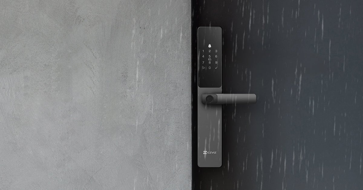 Cerradura Inteligente EZVIZ DL05 Huella WiFi Pin y Teclado Táctil