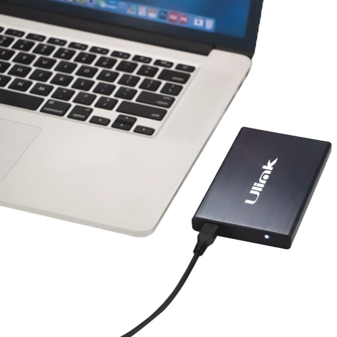 Cofre Externo USB Tipo C para Disco 2.5 SATA Ulink NegroUlinkItems Digital Spa – Tecnología, Hogar y Fitness en un solo lugar
