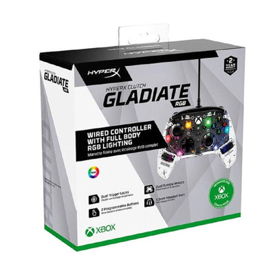 Control Gamer HyperX Clutch Gladiate RGB Xbox PC Claro
