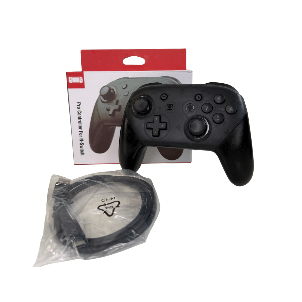 Control Pro Inalámbrico Compatible con Switch Gamer Negro