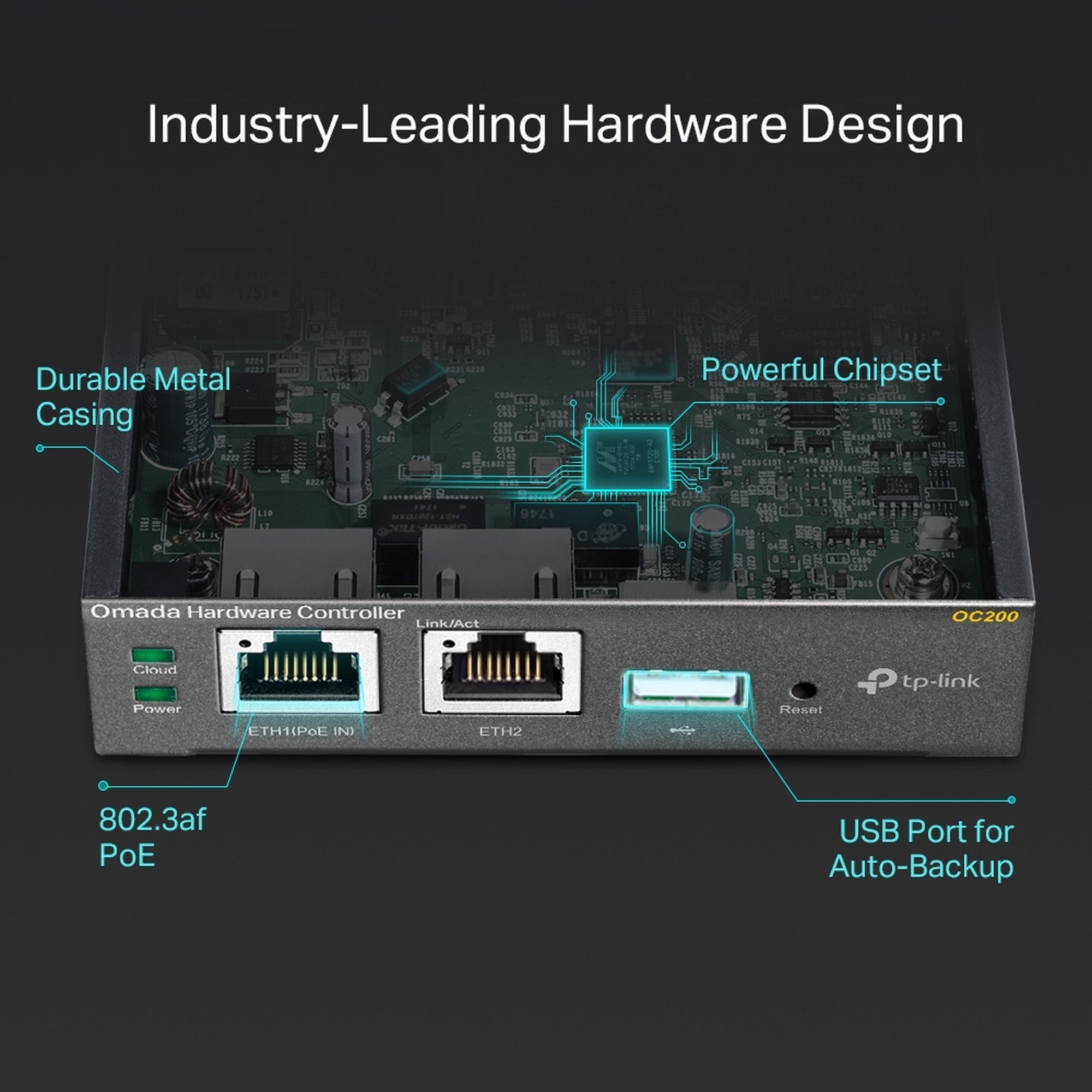 Controlador de Hardware TP - Link Omada OC200 Cloud PoE