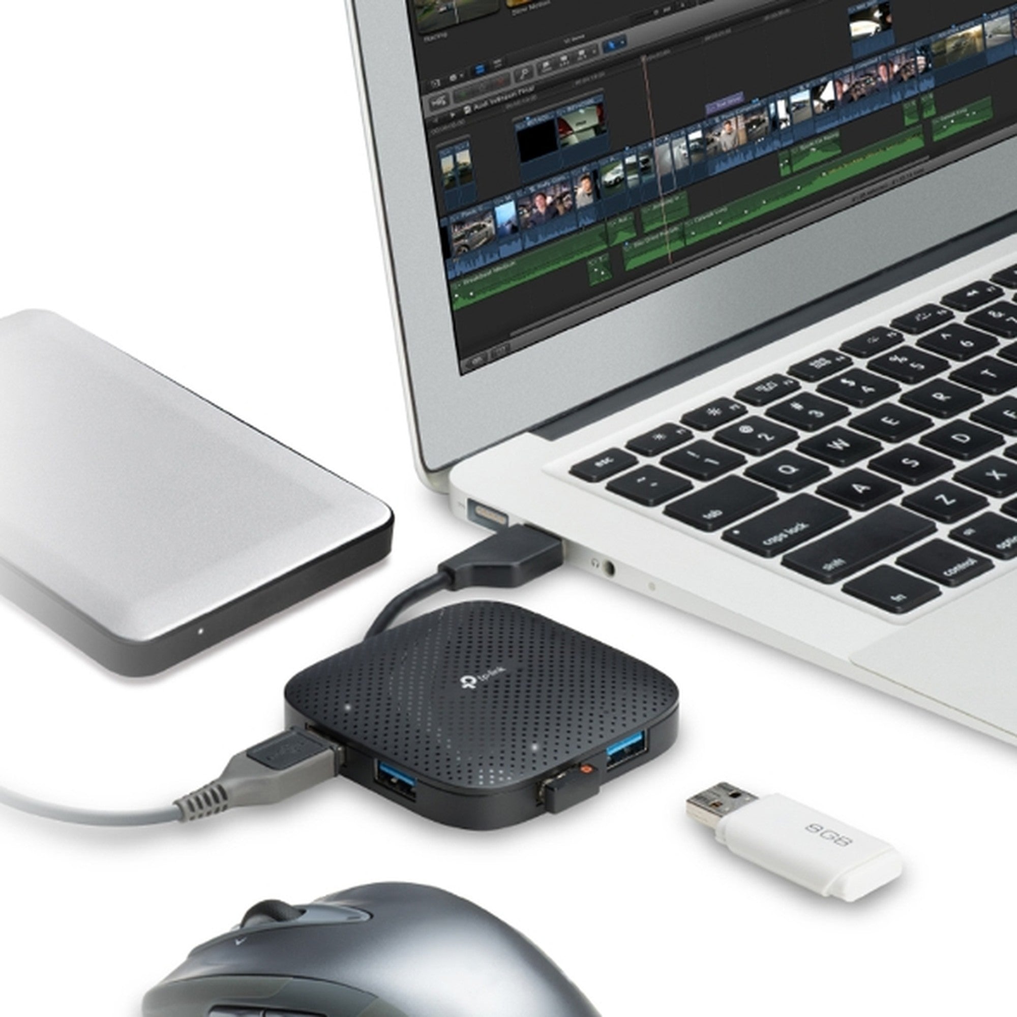 Adaptador HUB USB 3.0 a 4 Puertos USB Tp-Link UH400 - link uh400