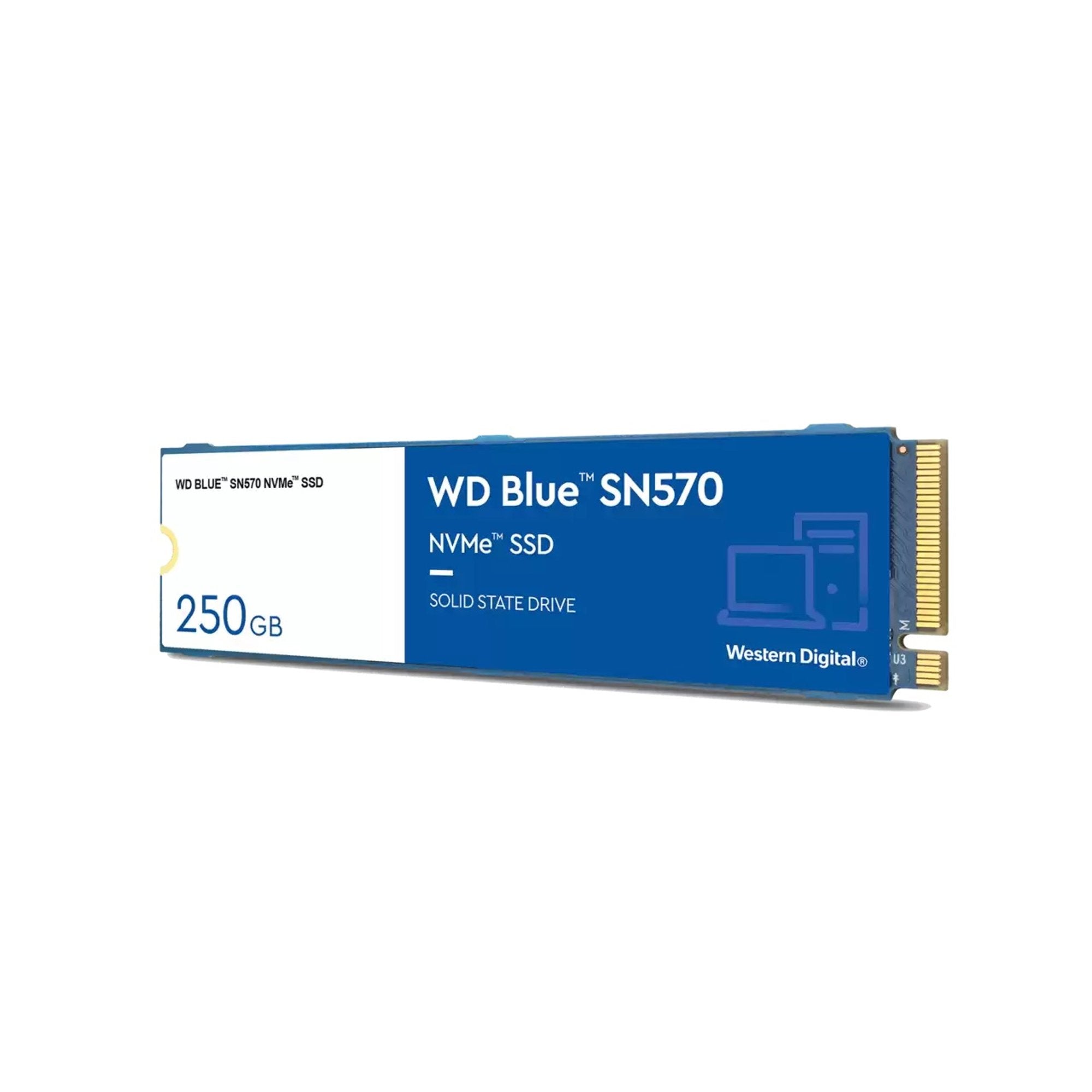 Disco sólido 250GB SSD M.2 interno WD Blue SN570 WDS250G3B0C - Ítems Digital Spa