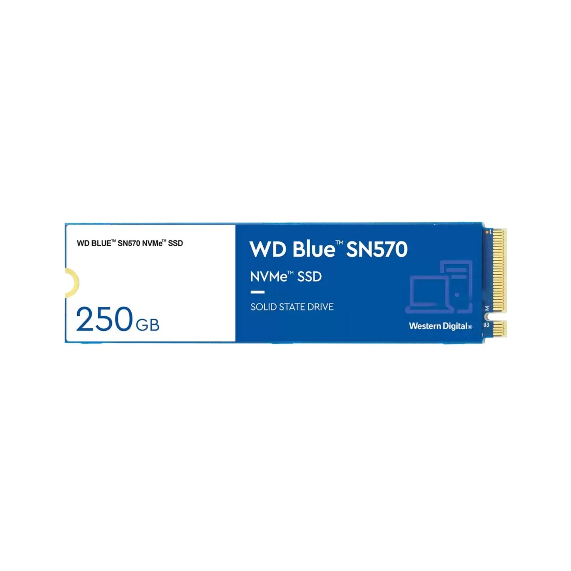 Disco sólido 250GB SSD M.2 interno WD Blue SN570 WDS250G3B0C - Ítems Digital Spa