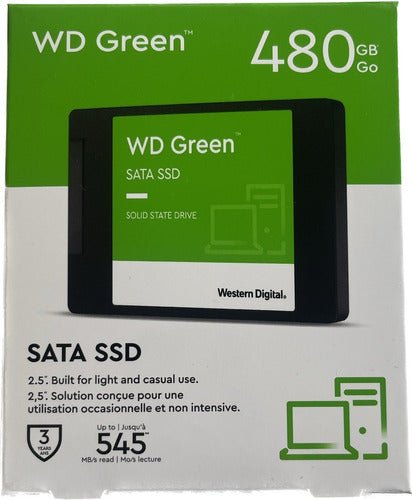 Disco Sólido Ssd 480GB Interno Wd Green Wds480g2g0a - Ítems Digital Spa